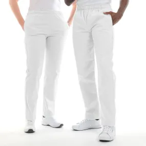 Pantalon Médical Unisexe Réglable Blanc - Manelli