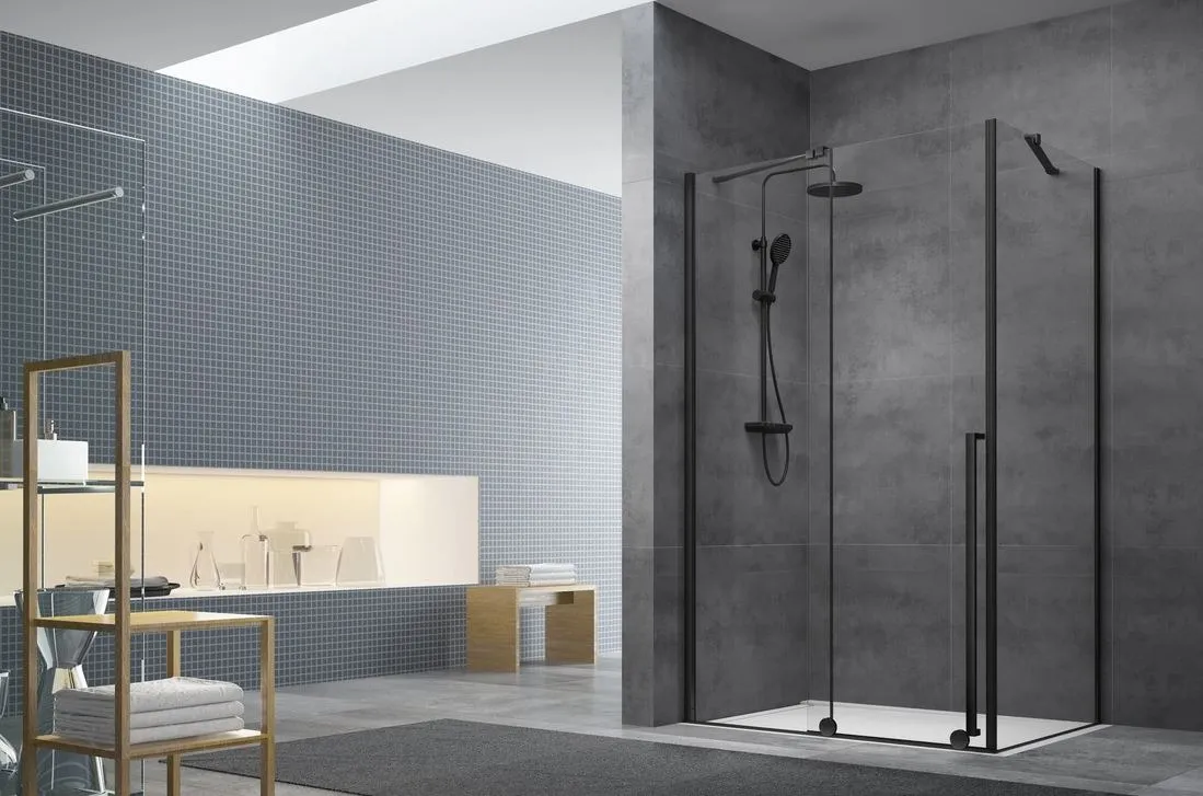  Paroi latérale pour porte de douche 87,5 cm SAT Walk-In Xmotion (SATWIXMSTENA90C)