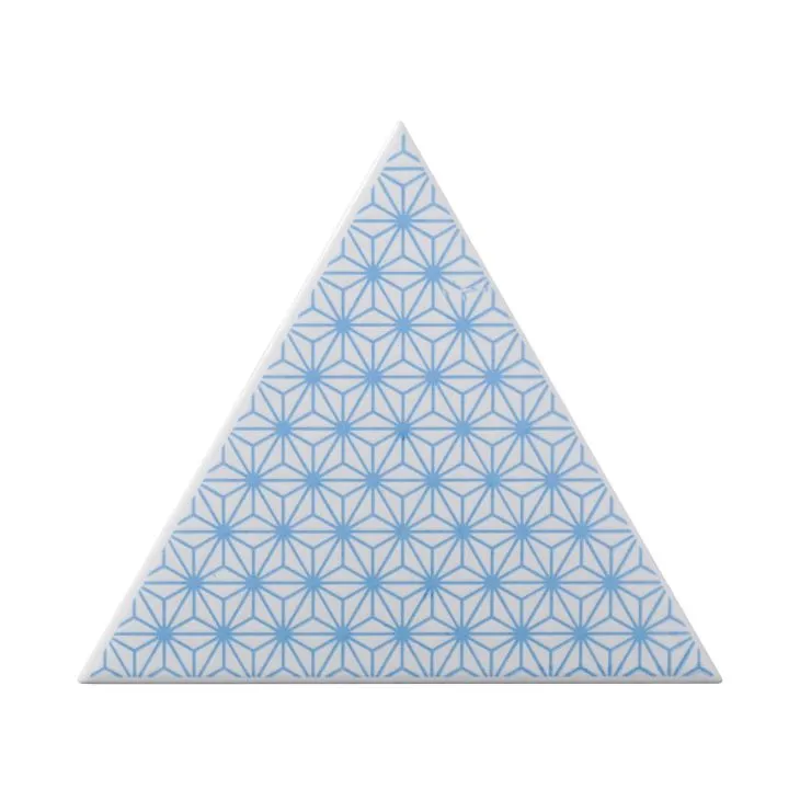Petracer's Triangolo Stella Azzurro su Bianco 17x17 H15 cm TG D STELLA 06-04 | Revêtement mural  