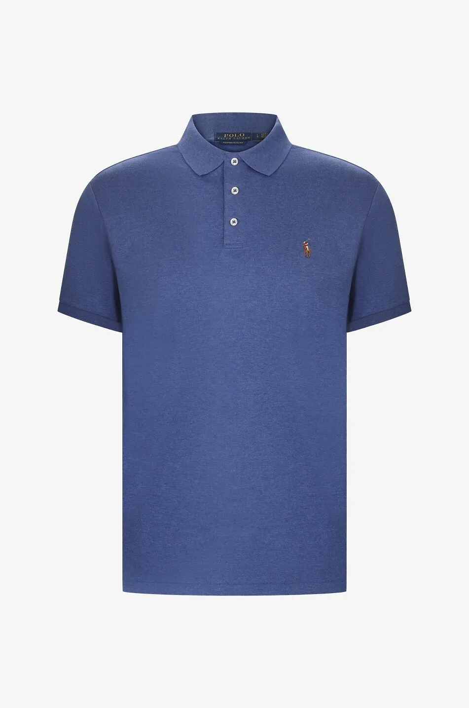 Polo en coton doux Custom Slim Fit Pony