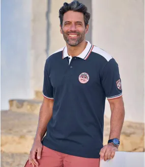 Polo Piqué Sport Navy 