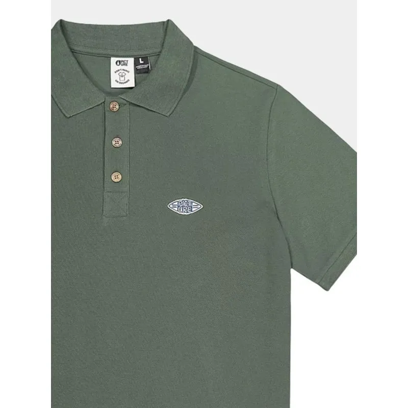 Polo uni surfo jungle vert homme - Picture | wimod