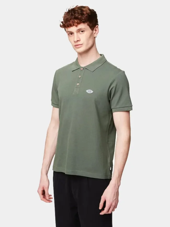 Polo uni surfo jungle vert homme - Picture | wimod