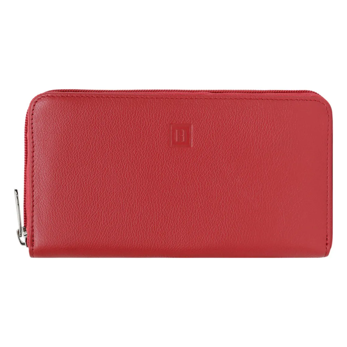 Portefeuille long Cuir CONFORT Rouge foncé Sam | 3 Suisses
