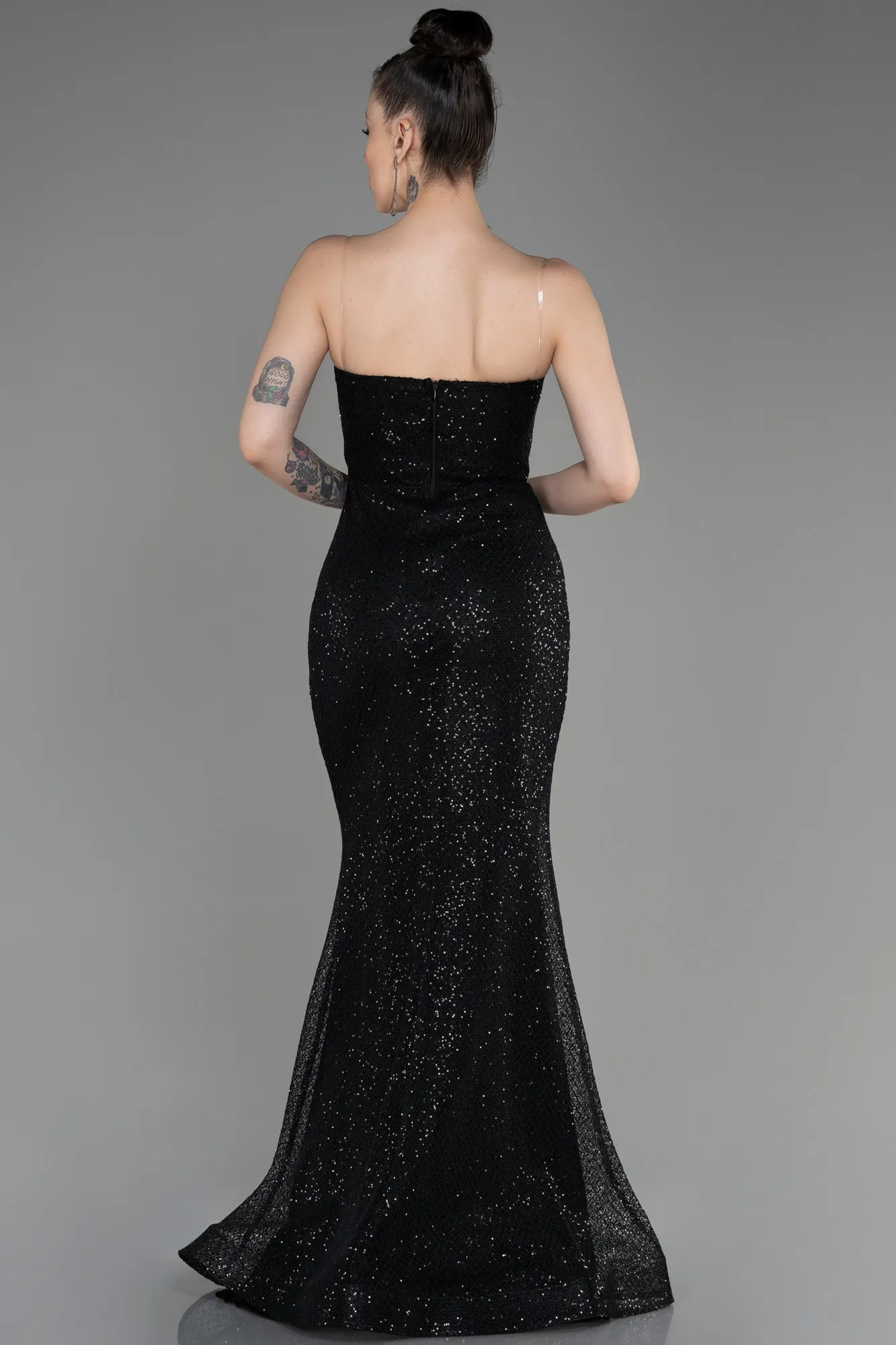 Robe de Soirée Longue Noir ABU3850