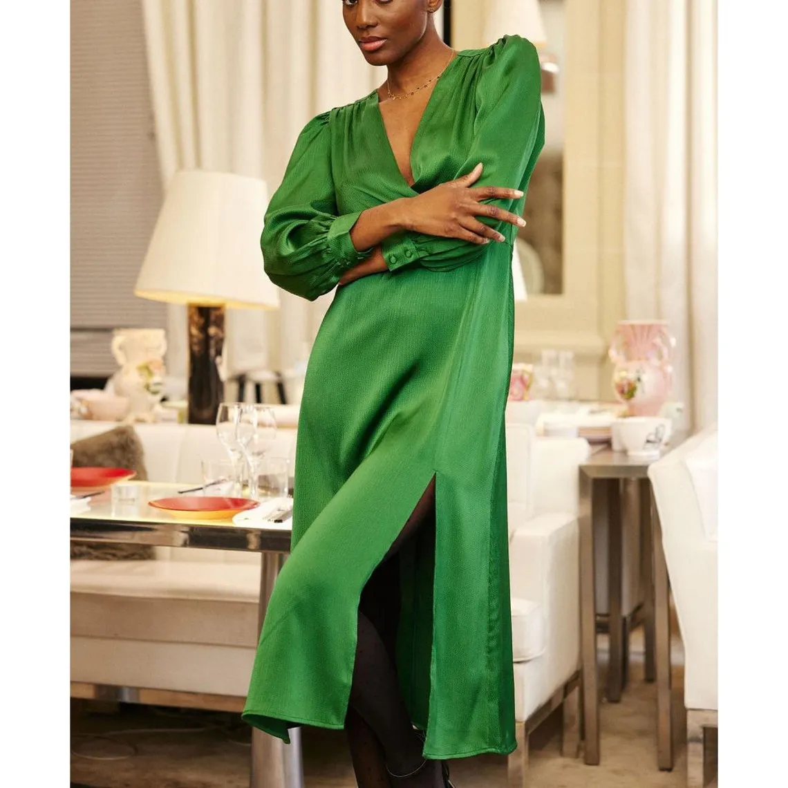 Robe DONA vert | 3 Suisses