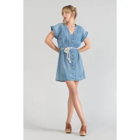 Robe droite en jeans EOURRE bleu | 3 Suisses