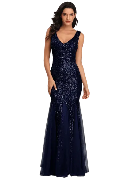 Robe Gatsby Mariage  Marine