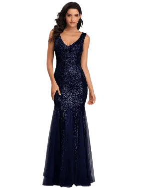 Robe Gatsby Mariage  Marine