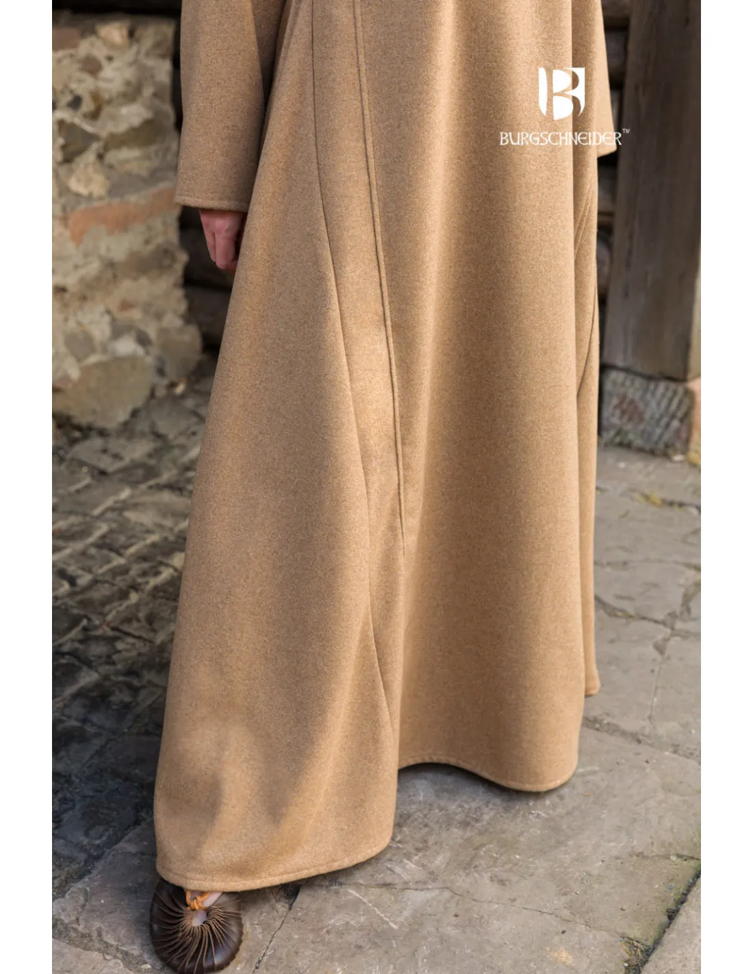 Robe médiévale modèle Rus Jadwiga, Camel ⚔️ Boutique Épées