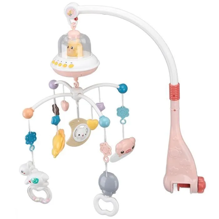 SALALIS mobile musical pour bébé Mobile pour bébé suspendu Animaux rotatifs Veilleuses Musique relaxante jeux electronique Type 