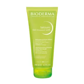 SEBIUM - Gel Moussant Actif - Peaux Grasses à Tendance Acnéique, 200ml | Bioderma  - Parapharmacie Boticinal
