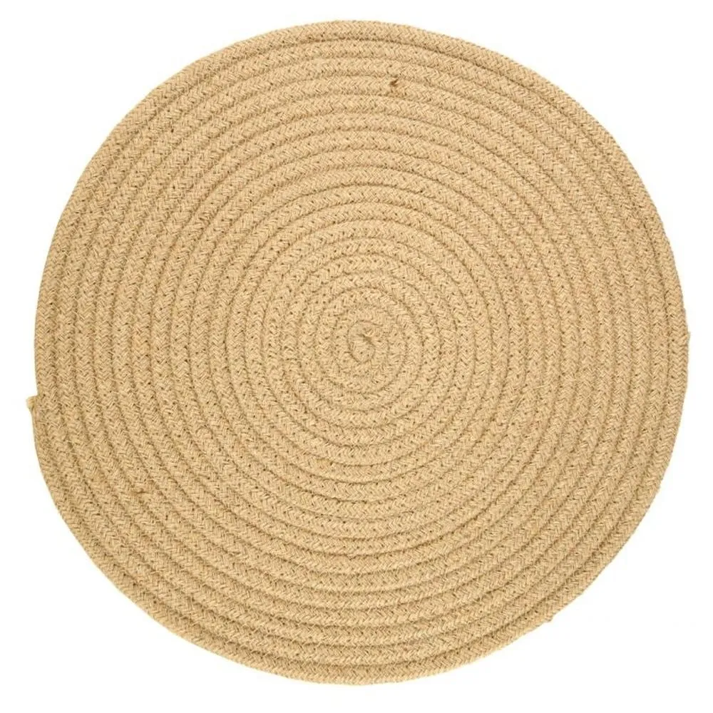 Set de table rond en jute naturelle (lot de 6)