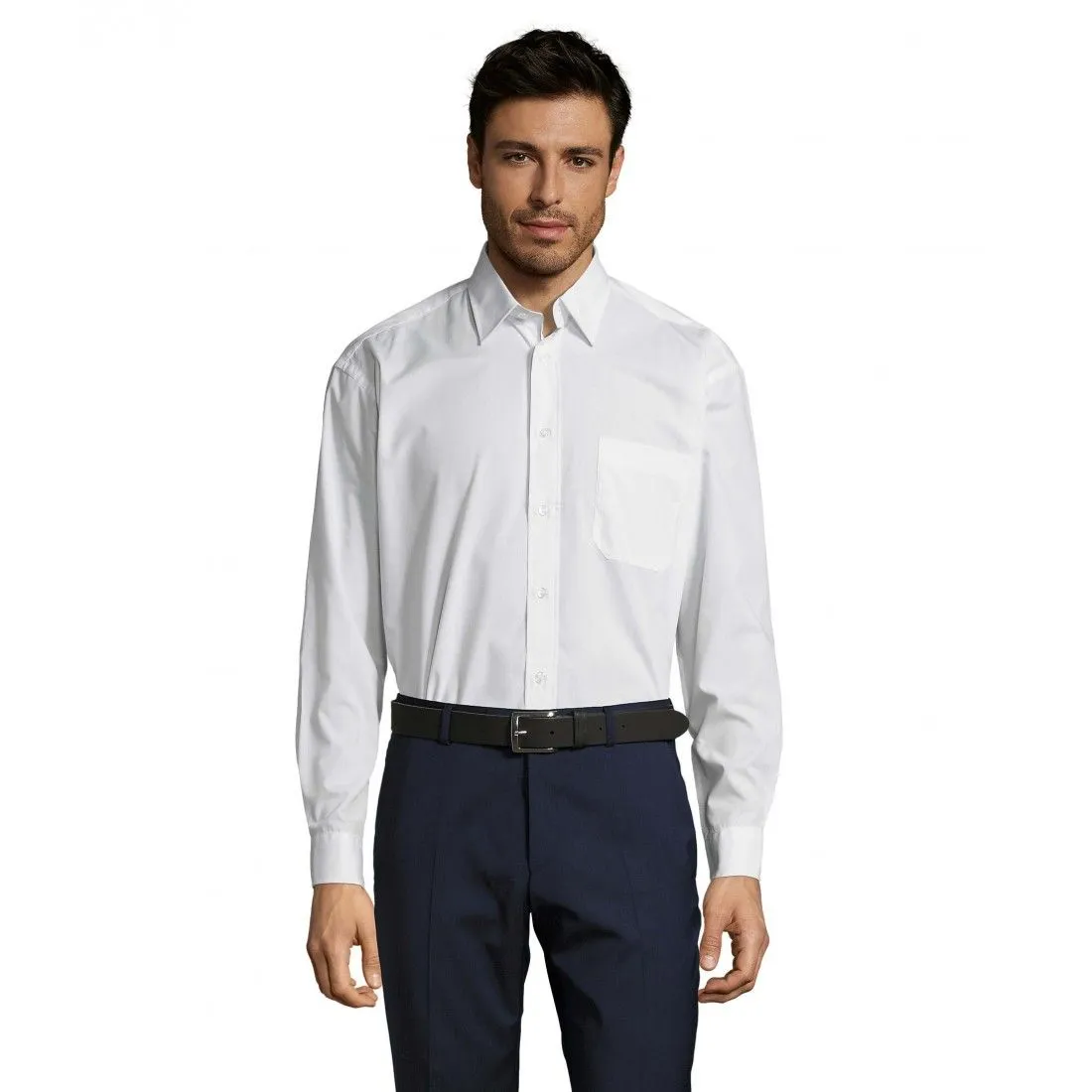 Sol's - Chemise homme popeline manches longues BALTIMORE