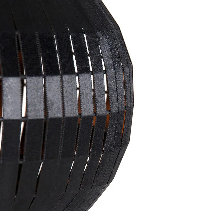 Suspension moderne noire 30 cm - Zoë