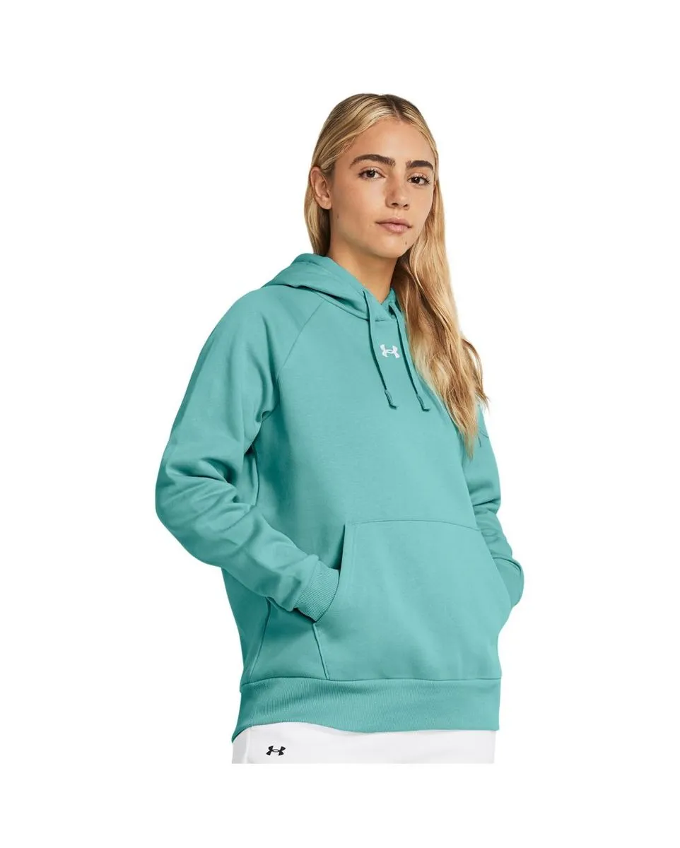 Sweat à capuche Femme UA RIVAL FLEECE HOODIE Bleu