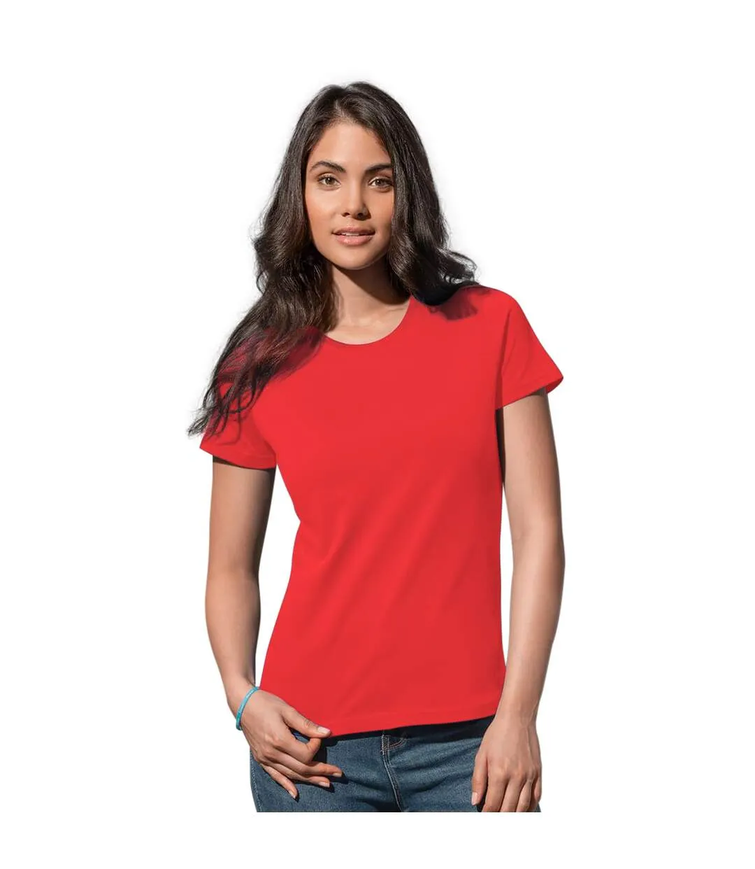 T-shirt classique femme rouge Stedman