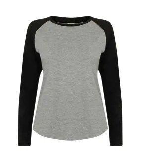 T-shirt femme gris / noir SF