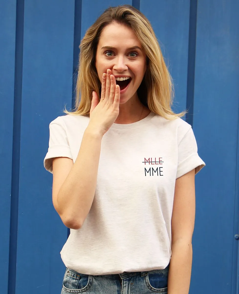 T-Shirt femme MLLE - MME (brodé)