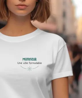 T-Shirt Montreuil une ville formidable