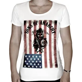 T-shirt Sons of Anarchy Femme