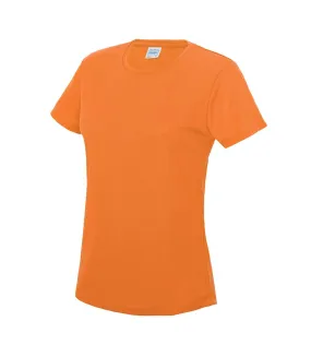 T-shirt sport femmes orange AWDis