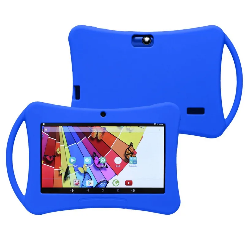 Tablette enfant 7 pouces Android 6.0 Quad Core 72Go Bleu