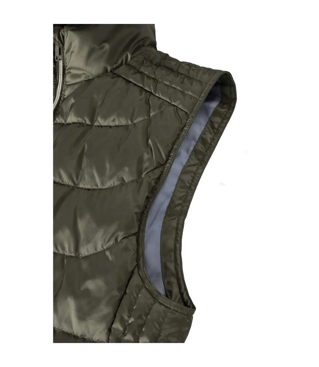 Veste sans manches nano homme vert kaki foncé Russell