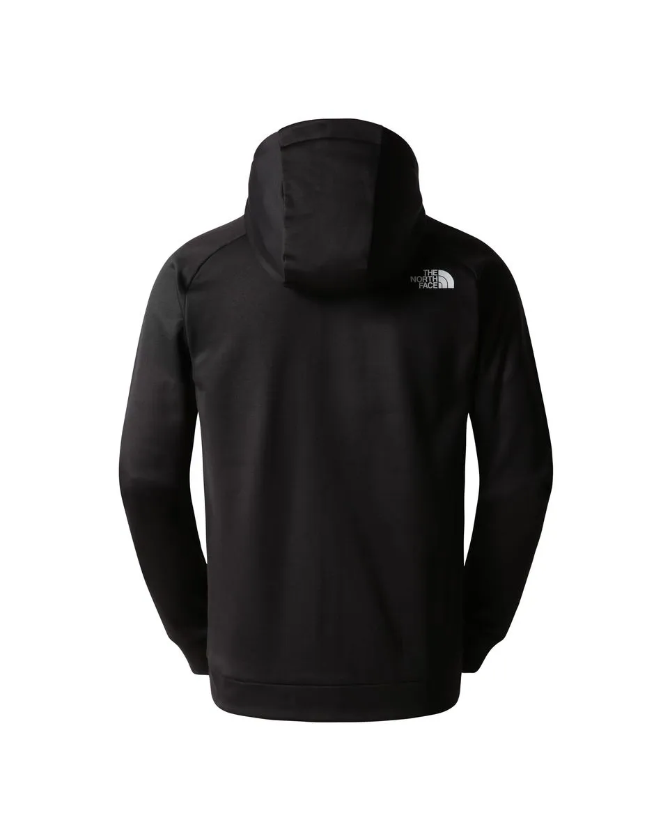 Veste à capuche manches longues Homme M REAXION FLEECE F/Z HOODIE - EU Noir