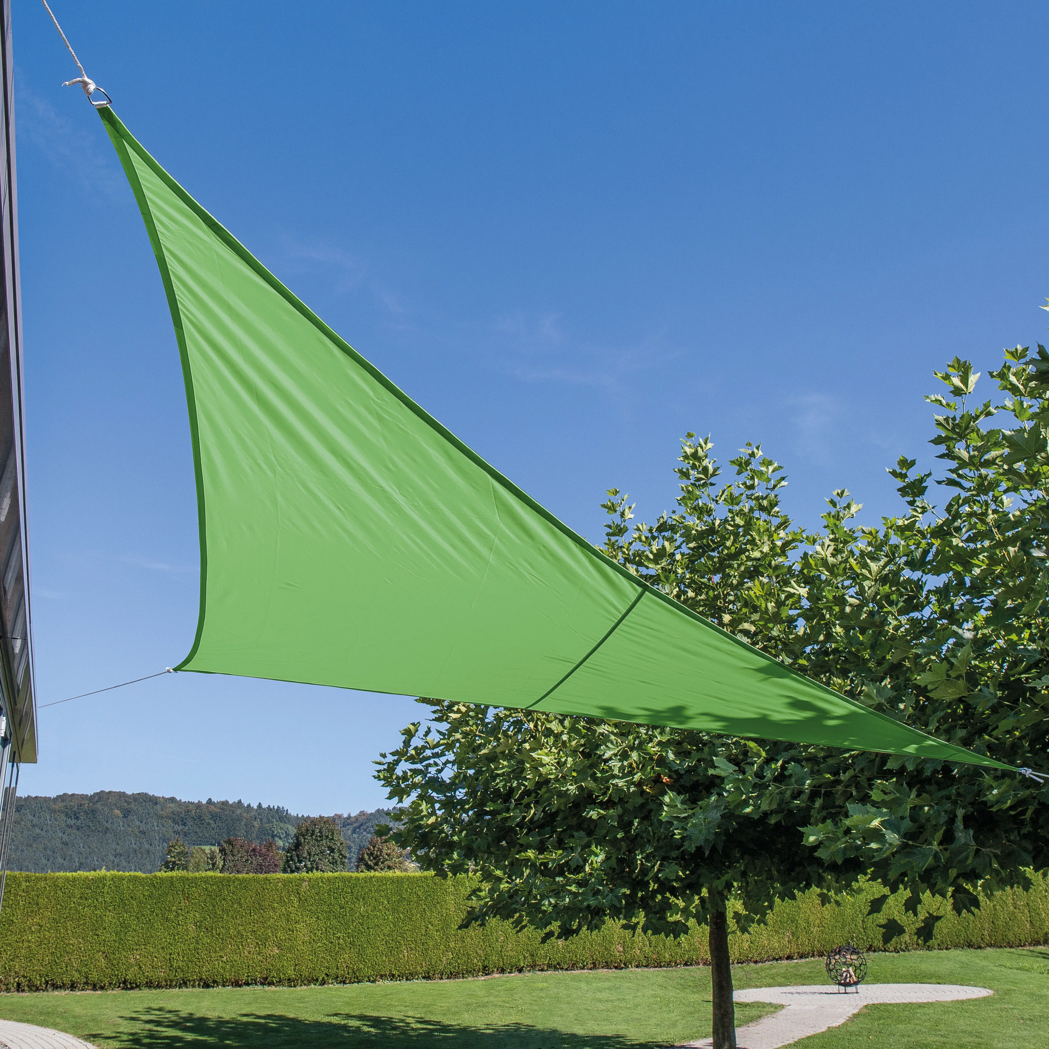 Voile d'ombrage triangulaire 3.6m tissé ⋆ Lehner Versand
